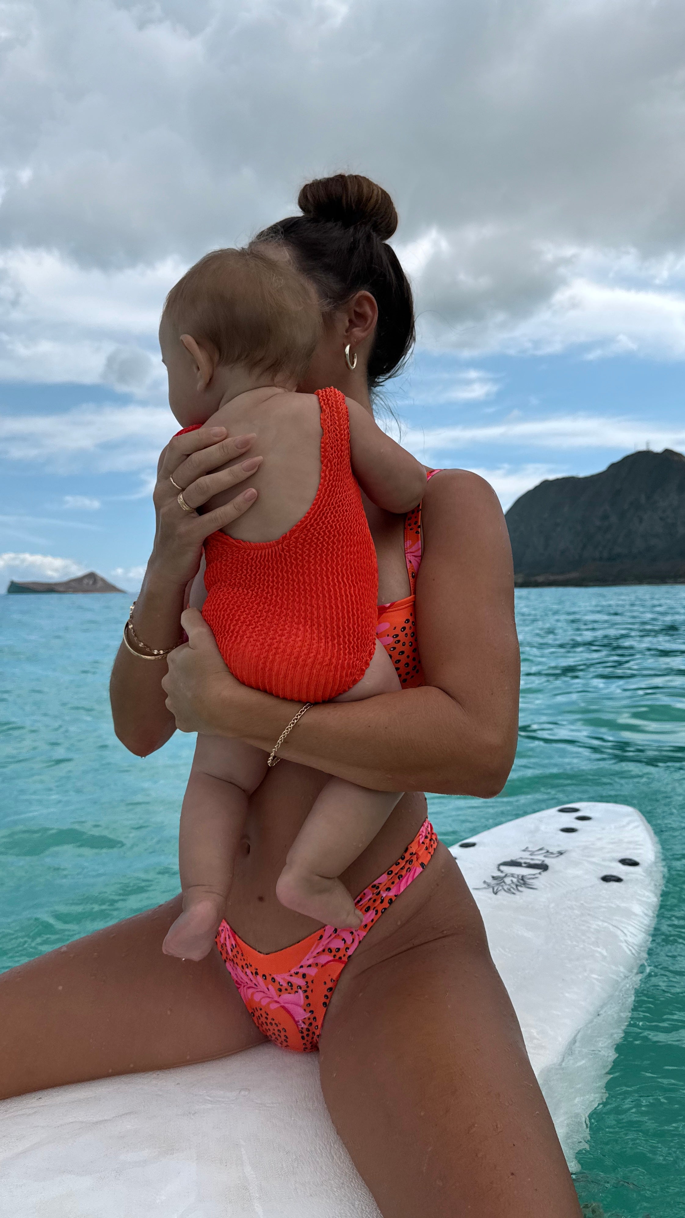 Kids Coral Scrunch One Piece