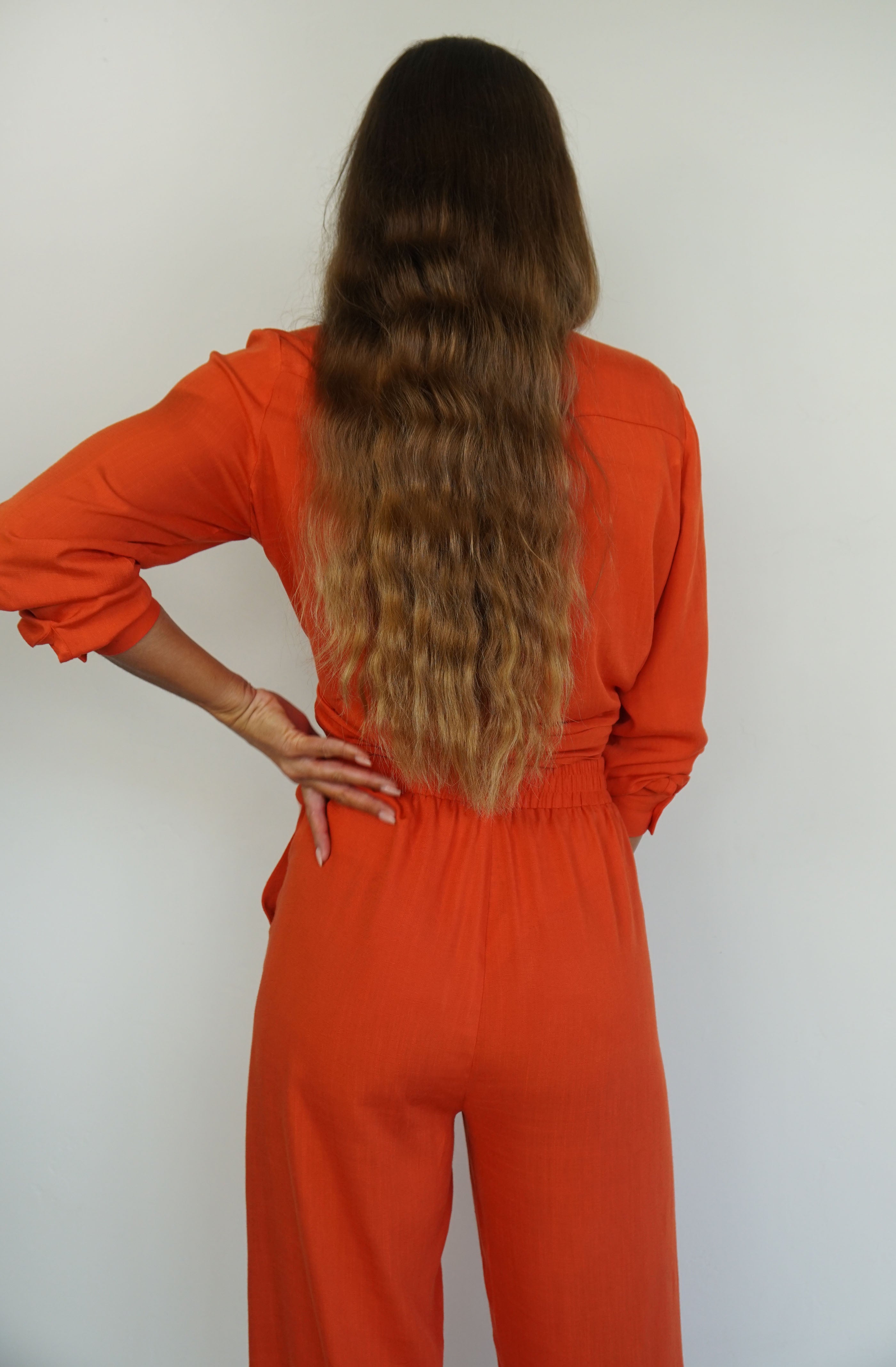 Papaya Orange Pant