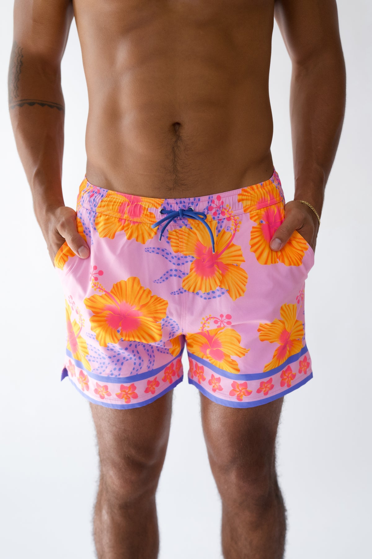 Hibiscus Men's Trunks