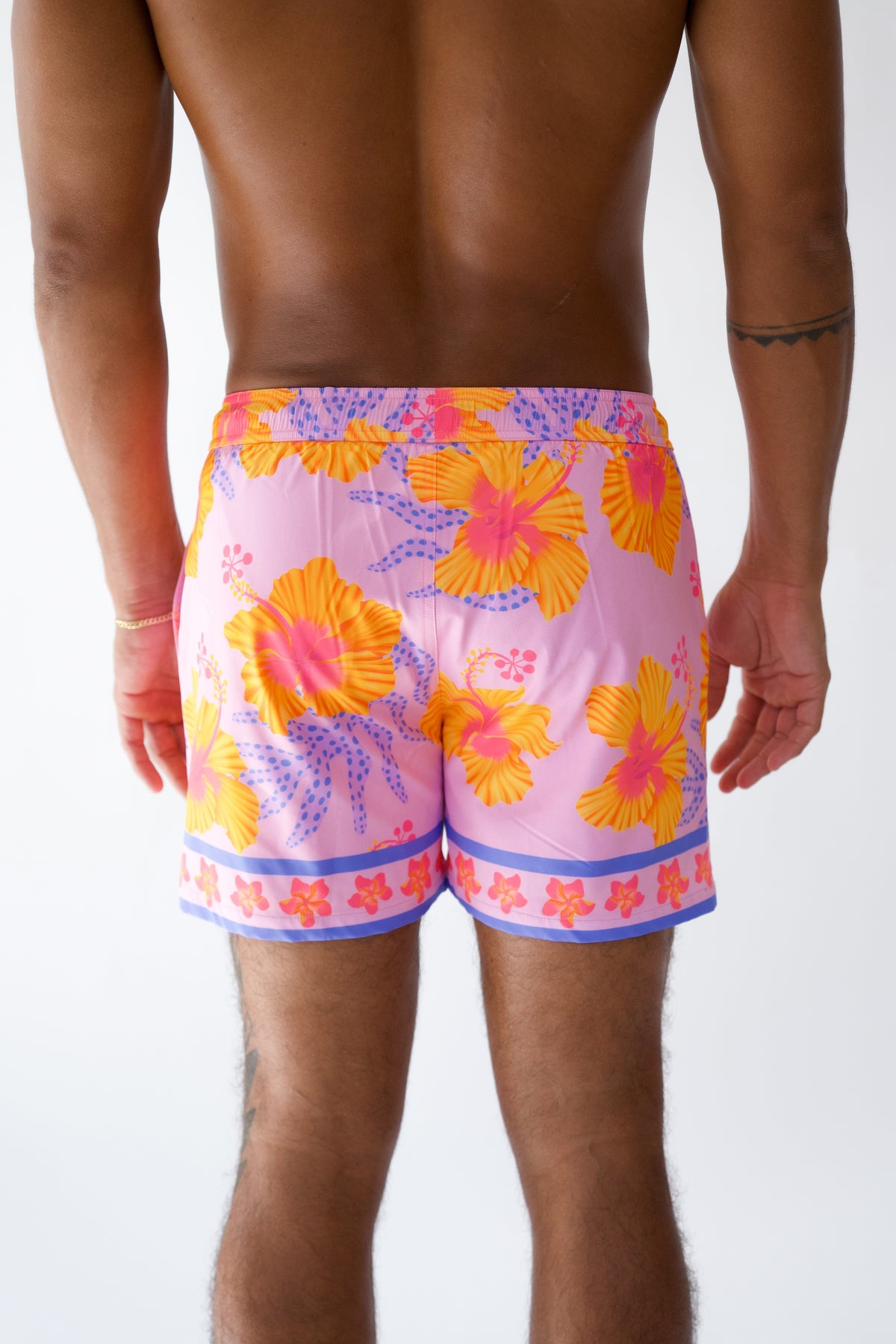 Hibiscus Men's Trunks