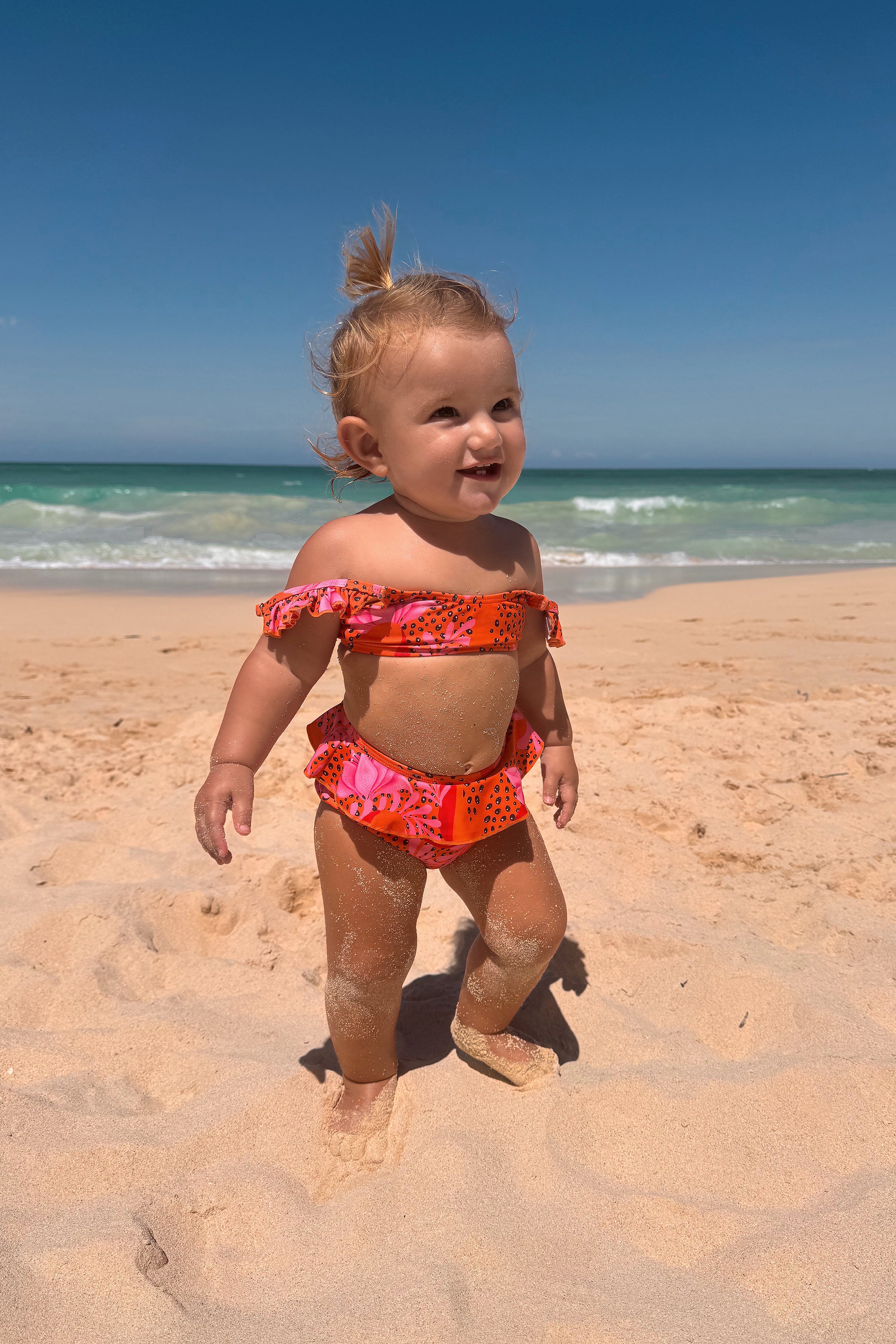 Kids Papaya Bikini