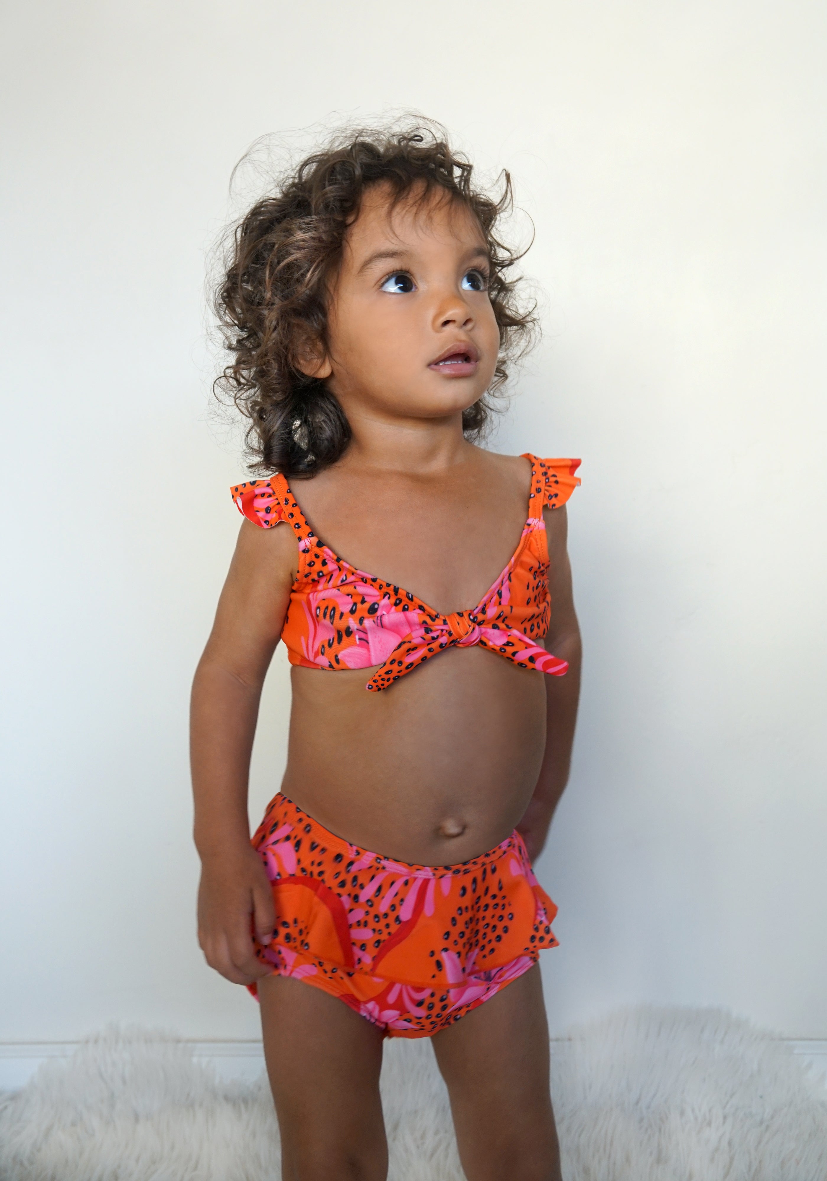 Kids Papaya Bikini