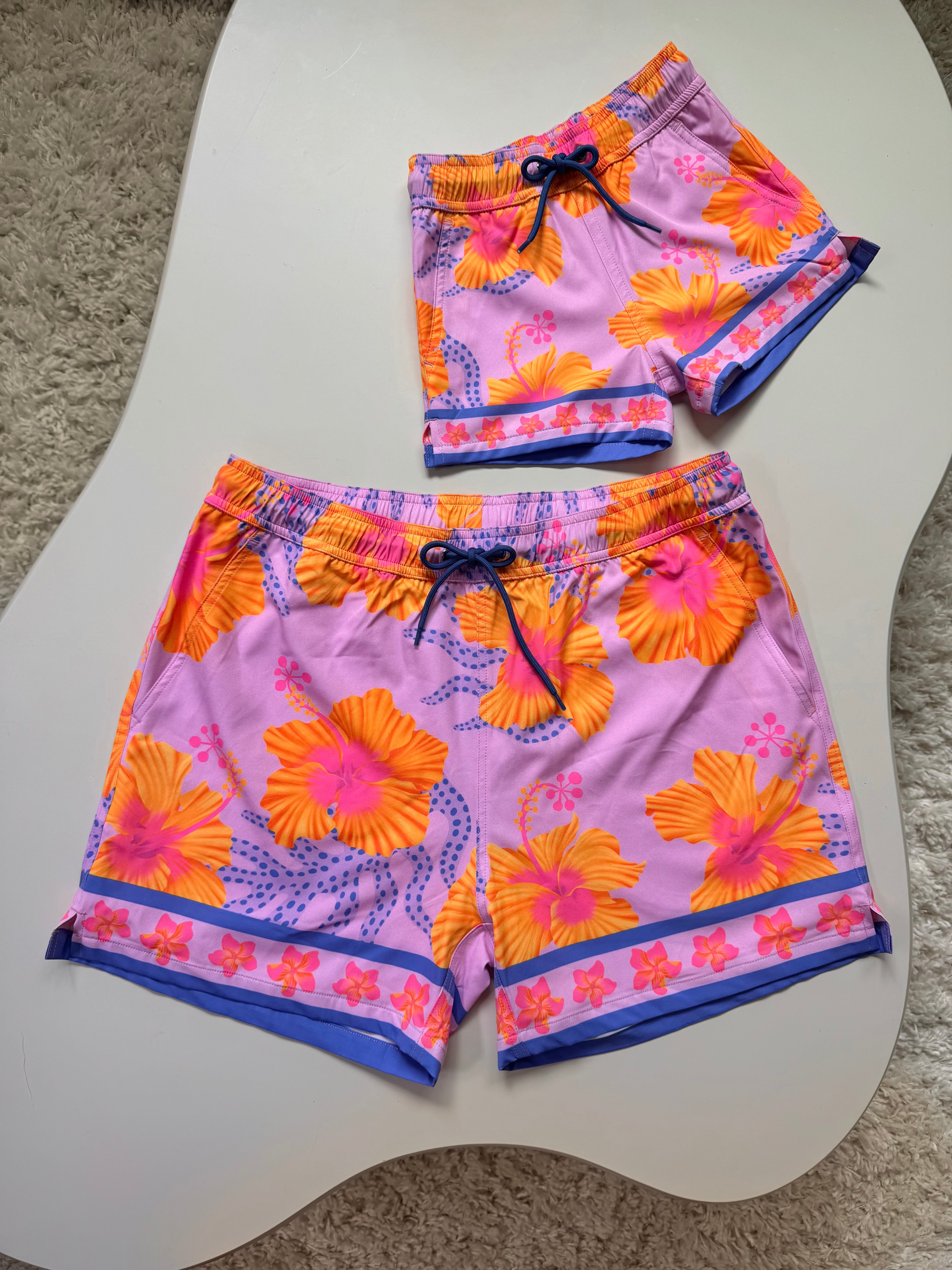 Hibiscus Men's Trunks