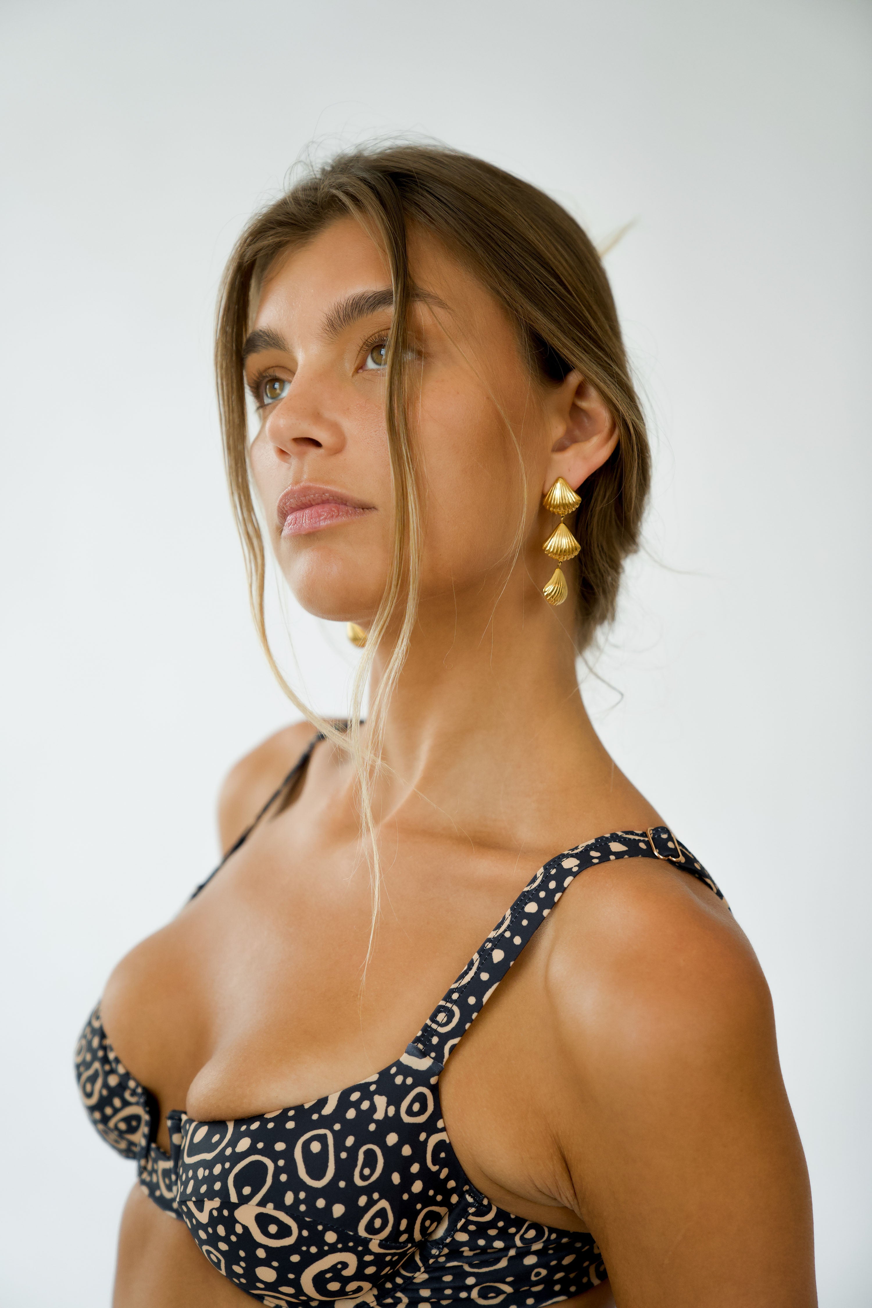 Waterproof Seashell Chandelier Earrings